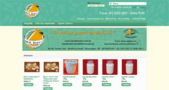 Desktop Screenshot of casadietetica.com.br